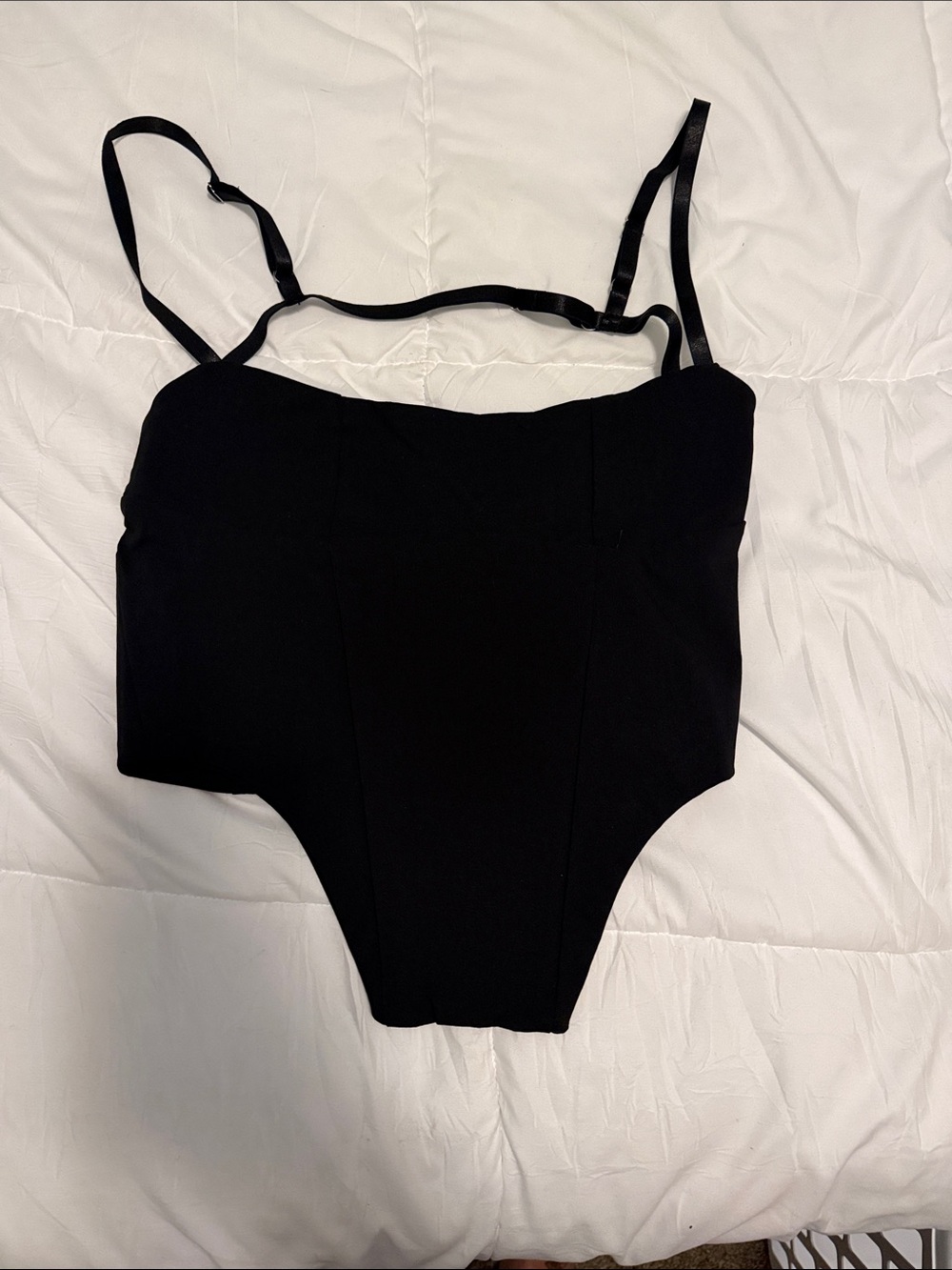 Black Strappy Corset top - Women Intimates & Sleepwear